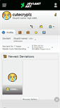 Mobile Screenshot of cutecryplz.deviantart.com