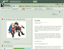 Tablet Screenshot of nijichan.deviantart.com