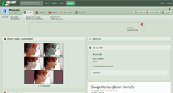 Desktop Screenshot of fonsalis.deviantart.com