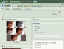 Tablet Screenshot of fonsalis.deviantart.com