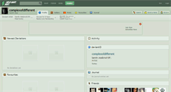 Desktop Screenshot of complexofdifferent.deviantart.com