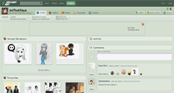 Desktop Screenshot of aoitsukisaya.deviantart.com