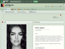 Tablet Screenshot of anti00gravity.deviantart.com