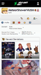 Mobile Screenshot of meteorshowervictim.deviantart.com