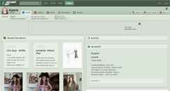 Desktop Screenshot of kyaxre.deviantart.com
