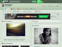 Tablet Screenshot of akemisatya.deviantart.com