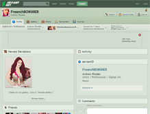 Tablet Screenshot of freanchboikiiller.deviantart.com