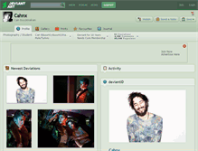 Tablet Screenshot of cahnx.deviantart.com
