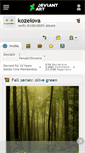 Mobile Screenshot of kozelova.deviantart.com
