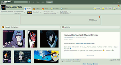 Desktop Screenshot of kuramaninetails.deviantart.com