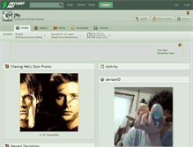 Tablet Screenshot of j9y.deviantart.com
