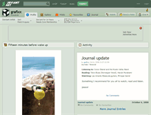Tablet Screenshot of grafixx.deviantart.com