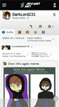 Mobile Screenshot of darklord232.deviantart.com