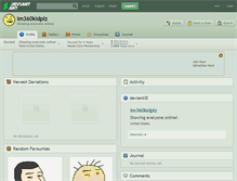 Tablet Screenshot of im360kidplz.deviantart.com