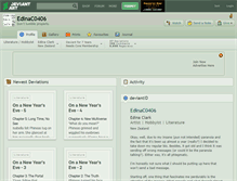Tablet Screenshot of edinac0406.deviantart.com