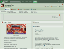 Tablet Screenshot of kurokawa-kun.deviantart.com