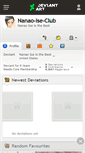 Mobile Screenshot of nanao-ise-club.deviantart.com