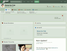 Tablet Screenshot of nanao-ise-club.deviantart.com