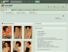 Tablet Screenshot of cvsw-stock.deviantart.com