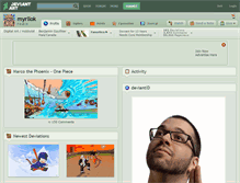 Tablet Screenshot of myrllok.deviantart.com