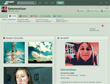 Tablet Screenshot of ephemeralgaze.deviantart.com