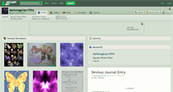 Desktop Screenshot of darkmagician1994.deviantart.com