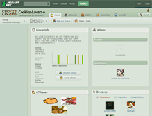 Tablet Screenshot of cookies-lovers.deviantart.com