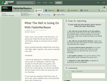 Tablet Screenshot of fablewarroom.deviantart.com