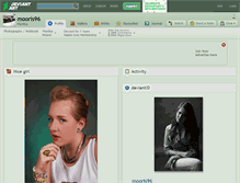 Tablet Screenshot of mooris96.deviantart.com