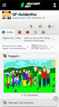 Mobile Screenshot of gf-goldenfox.deviantart.com