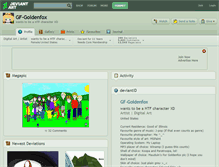 Tablet Screenshot of gf-goldenfox.deviantart.com