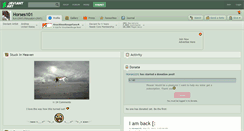 Desktop Screenshot of horses101.deviantart.com