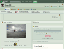 Tablet Screenshot of horses101.deviantart.com