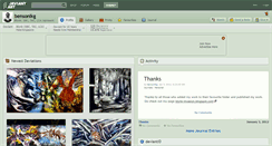 Desktop Screenshot of bensonlkg.deviantart.com