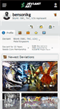 Mobile Screenshot of bensonlkg.deviantart.com