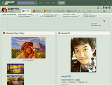 Tablet Screenshot of ekoi1995.deviantart.com