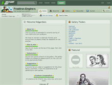 Tablet Screenshot of frostiron-empire.deviantart.com