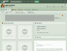 Tablet Screenshot of captiveculture.deviantart.com