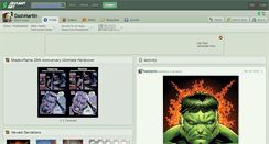 Desktop Screenshot of dashmartin.deviantart.com
