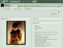 Tablet Screenshot of nakamo.deviantart.com