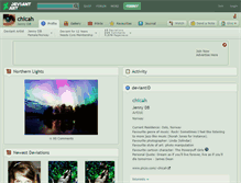 Tablet Screenshot of chicah.deviantart.com