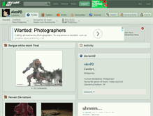 Tablet Screenshot of alexpd.deviantart.com