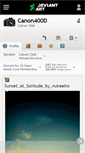 Mobile Screenshot of canon400d.deviantart.com