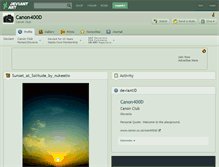 Tablet Screenshot of canon400d.deviantart.com
