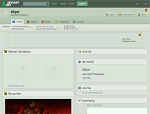Tablet Screenshot of kiiyor.deviantart.com