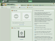 Tablet Screenshot of oddcouples.deviantart.com
