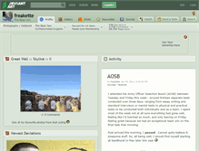 Tablet Screenshot of freakette.deviantart.com
