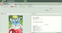 Desktop Screenshot of jarrad113.deviantart.com