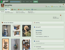 Tablet Screenshot of joewortley.deviantart.com