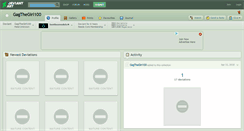 Desktop Screenshot of gagthegirl100.deviantart.com